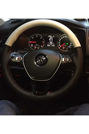 Uyumlu Volkswagen Caravella Deri Direksiyon Kılıfı