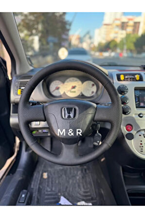 HONDA JAZZ ORiJİNAL KAPLAMA DERİ DİREKSİYON KILIFI