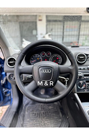 AUDİ TUŞSUZ  DERİ DİREKSİYON KAPLAMA