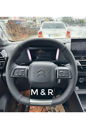 CİTROEN C4 2023 MODEL  DERİ DİREKSİYON KAPLAMA