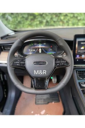 SKYWELL KAPLAMA DERİ DİREKSİYON KILIFI