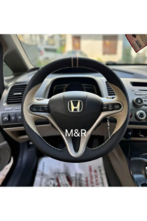 HONDA FD 6  ÖZEL KAPLAMA DERİ DİREKSİYON KILIFI