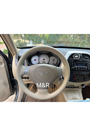 CHERRY TİGGO KAPLAMA DERİ DİREKSİYON KILIFI