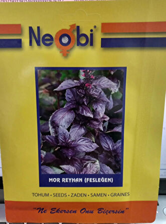 NEOBİ MOR FESLEGEN TOHUMU 3 GR