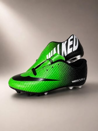 Mergenshoes Wlk Yeşil Krampon Erkek Çocuk Futbol Spor Ayakkabı