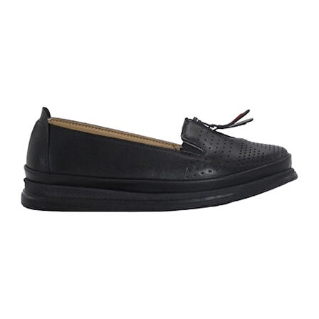 Mergenshoes Esa 029 Siyah Füme Rahat Taban Kadın Günlük Ayakkabı 