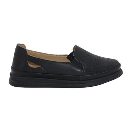 Mergenshoes Esa 026 Siyah Füme Rahat Taban Kadın Günlük Ayakkabı
