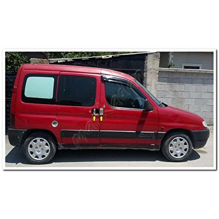 Citroen Berlingo Krom Kapı Kolu 1996-2008 4 Kapı Paslanmaz Çelik