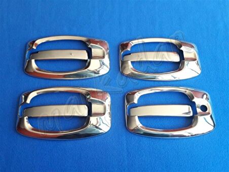 Citroen Jumper Krom Kapı Kolu 2006 Sonrası 4 Kapı 8 Parça Paslanmaz Çelik