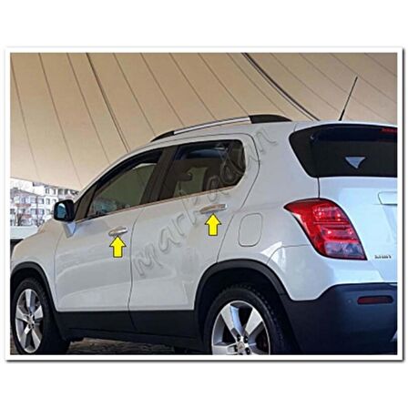 Chevrolet Trax Krom Kapı Kolu 2012 Sonrası 4 Kapı Paslanmaz Çelik