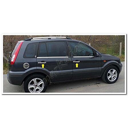 Ford Fusion Krom Kapı Kolu 2002-2012 4 Kapı Paslanmaz Çelik