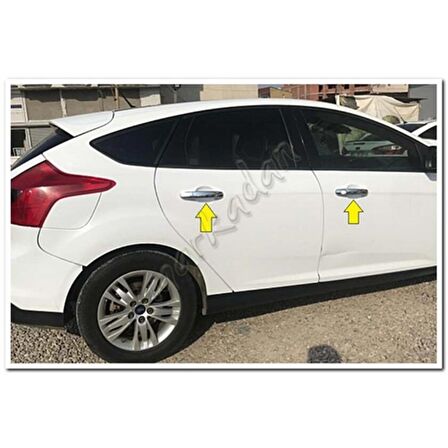 Ford Focus Sedan Krom Kapı Kolu 2011 Sonrası 4 Kapı Paslanmaz Çelik