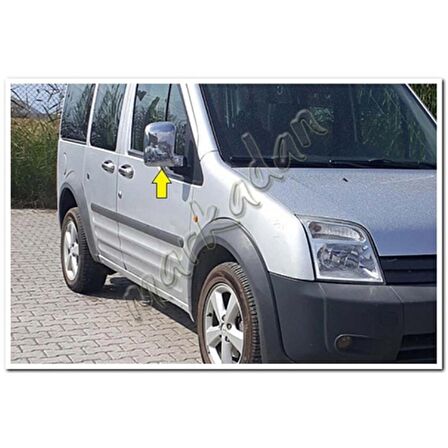 Ford Connect Krom Ayna Kapağı 2002-2009 2 Parça Abs Krom