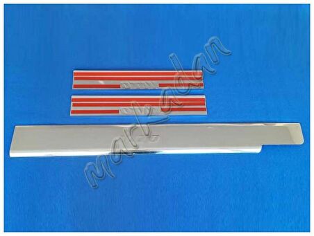 Mercedes Vito W638 Krom Kapı Eşiği 1996-2003 3 Parça Paslanmaz Çelik