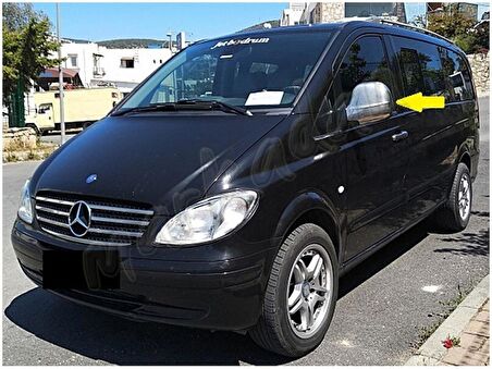 Mercedes Vito Krom Ayna Kapağı 2004-2010 2 Parça Abs Krom