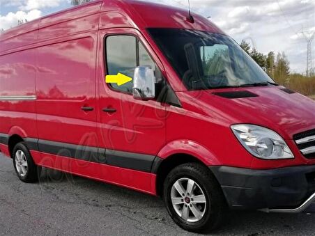 Mercedes Sprinter Krom Ayna Kapağı 2006-2018 2 Parça Abs Krom