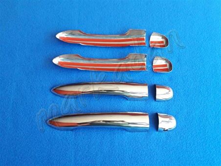 Renault Vel Satis Krom Kapı Kolu 2006-2009 4 Kapı Paslanmaz Çelik