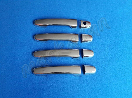 Toyota Avensis Krom Kapı Kolu 2003-2008 4 Kapı Paslanmaz Çelik