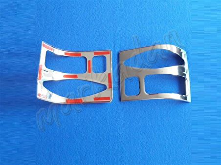 VW T4 Multivan Krom Stop Çerçevesi 1995-2003 2 Parça Paslanmaz Çelik