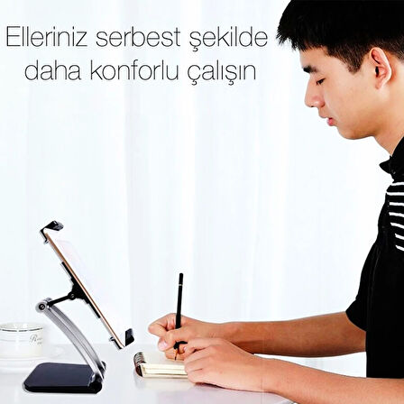 ALLY Q010 Ayarlanabilir Masaüstü Tablet ve Telefon Tutucu Stand-(5775)