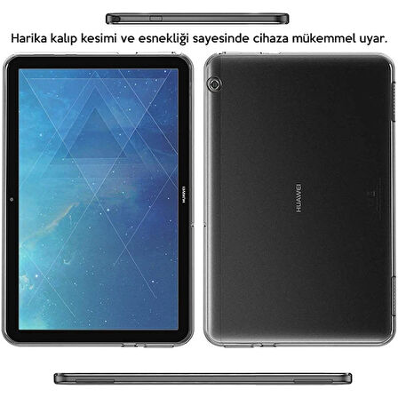 Huawei Mediapad T510.1 Şeffaf Tpu Soft Silikon Kılıf-(5775)