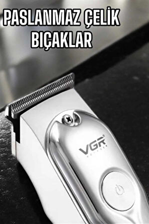 Tıraş Makinesi Profesyonel Tasarım Paslanmaz Çelik Bıçaklı
