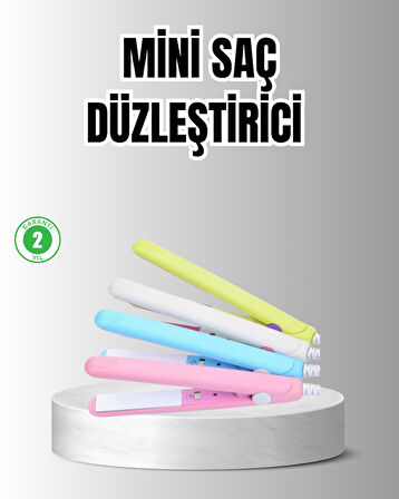 Taşınabilir Seramik Kaplama Mini Saç Düzleştirici – Seyahat ve Günlük Kulla