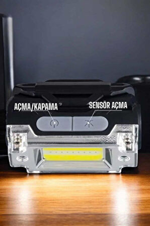 Kafa Lambası Kamp Feneri Balıkçı Feneri Başlıklı Suya Dayanıklı