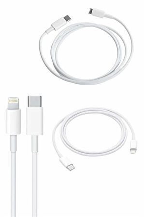 Type-C Ligtning 30W İOS Şarj Kablosu Hızlı Şarj Kablosu