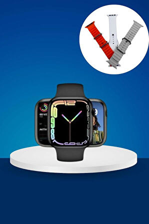 Akıllı Saat Arama Görüşme Bildirim Görme Uyku ve Sağlık Takibi Nabız Ölçe