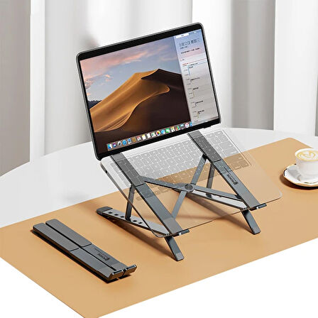 ALLY MC N3-2 Katlanabilir Metal Masaüstü Laptop Standı-(5775)