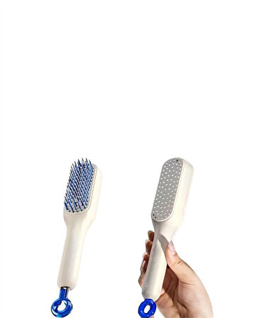 Otomatik Temizlenen Ergonomik Saç Tarağı – Masaj Başlıklı