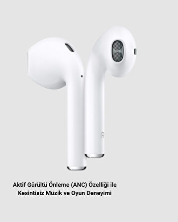 Aktif Gürültü Önlemeli RGB Işıklı Kablosuz Kulak Üstü Kulaklık