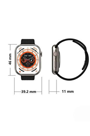 Akıllı Kol Saat Amoled Ekran Android ve İOS Uyumlu Arama Konuşma
