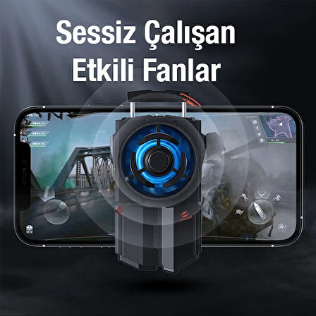 DL-A5 Cep Telefonu Soğutma Fanı Gamer Oyuncu Radyatör Soğutucu-(5775)