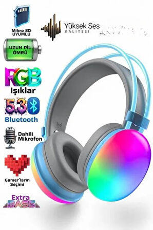 Unısex Yüksek Ses Kaliteli Yumuşak Kılıflı Kablosuz Kulak Üstü Bluetooth Kul