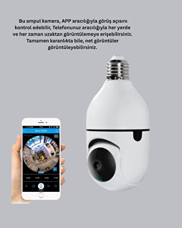 Hareket Algılama Özellikli IP Kamera – Gece ve Gündüz Takip İçin Uygun