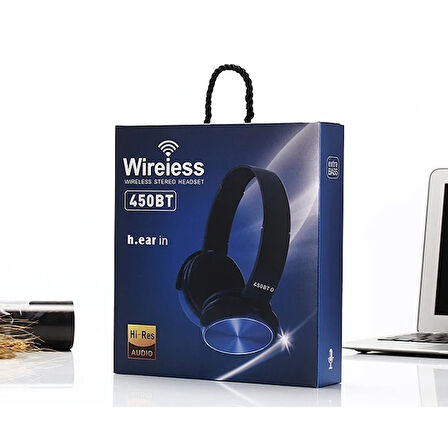 Ally 450 BT 5.0 Kablosuz Kulak Üstü Bluetooth Kulaklık-(5775)