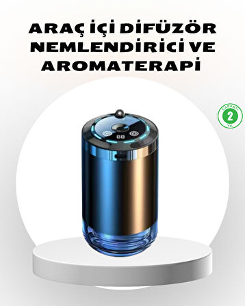 Araç İçi Difüzör Yıldız Projeksiyonlu ve Aromaterapi Özellikli
