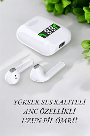 Dokunmatik Kontrol ve LED Göstergeli TWS Bluetooth Kulaklık