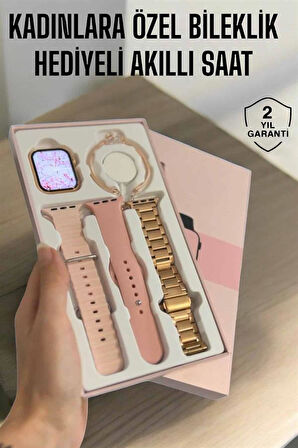 Akıllı Saat Adımsayar Nabız Takibi ve GPS Destekli Kadınlara Özel