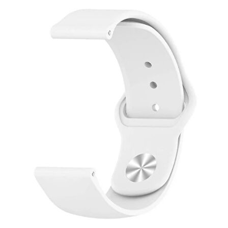 Ally 20MM Galaxy Watch 42MM/ Active 1-2/ S2 Classic Kayış Kordon Silikon-(5775)