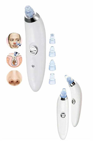 4 Başlıklı Vakumlu Siyah Nokta Ve Yüz Temizleme Cihazı