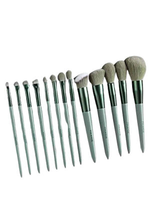 13 Parça Taşınabilir Kılıflı Profesyonel Makyaj Fırça Seti Pudra Allık Fond