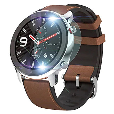 Amazfit GTR 42mm Tempered Cam Ekran Koruyucu-(5775)