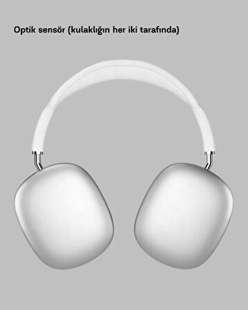 Bluetooth 5.0 Kulak Üstü Kulaklık – Uzamsal Ses Gürültü Engelleme Ergonomik 