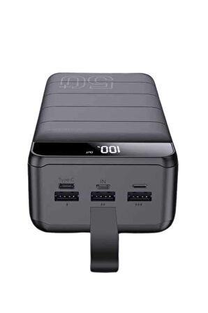 Powerbank Çoklu Şarj Girişi 50.000 Mah Taşınabilir Dijital Göstergeli