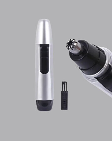 Burun Kulak ve Kaş Tıraş Makinesi 3D Keskin Bıçaklı Pil ile Çalışan