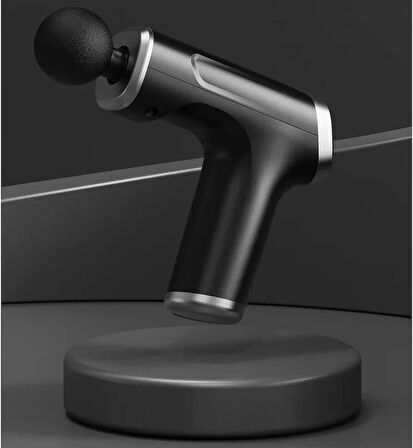 Masaj Tabancası 4 Başlıklı Kas ve Vücut Ağrıları İçin Şarjlı Darbeli