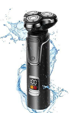 Tıraş Makinesi Profesyonel 3in1 Dijital Göstergeli 3 Başlıklı Erkek Bakım